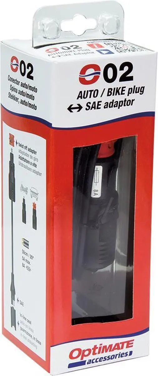 Tecmate OptiMate O-02 Accukabel SAE - Loodzuur/Li-ion/AGM/Gel/Droge accu - afbeelding 4 van 4