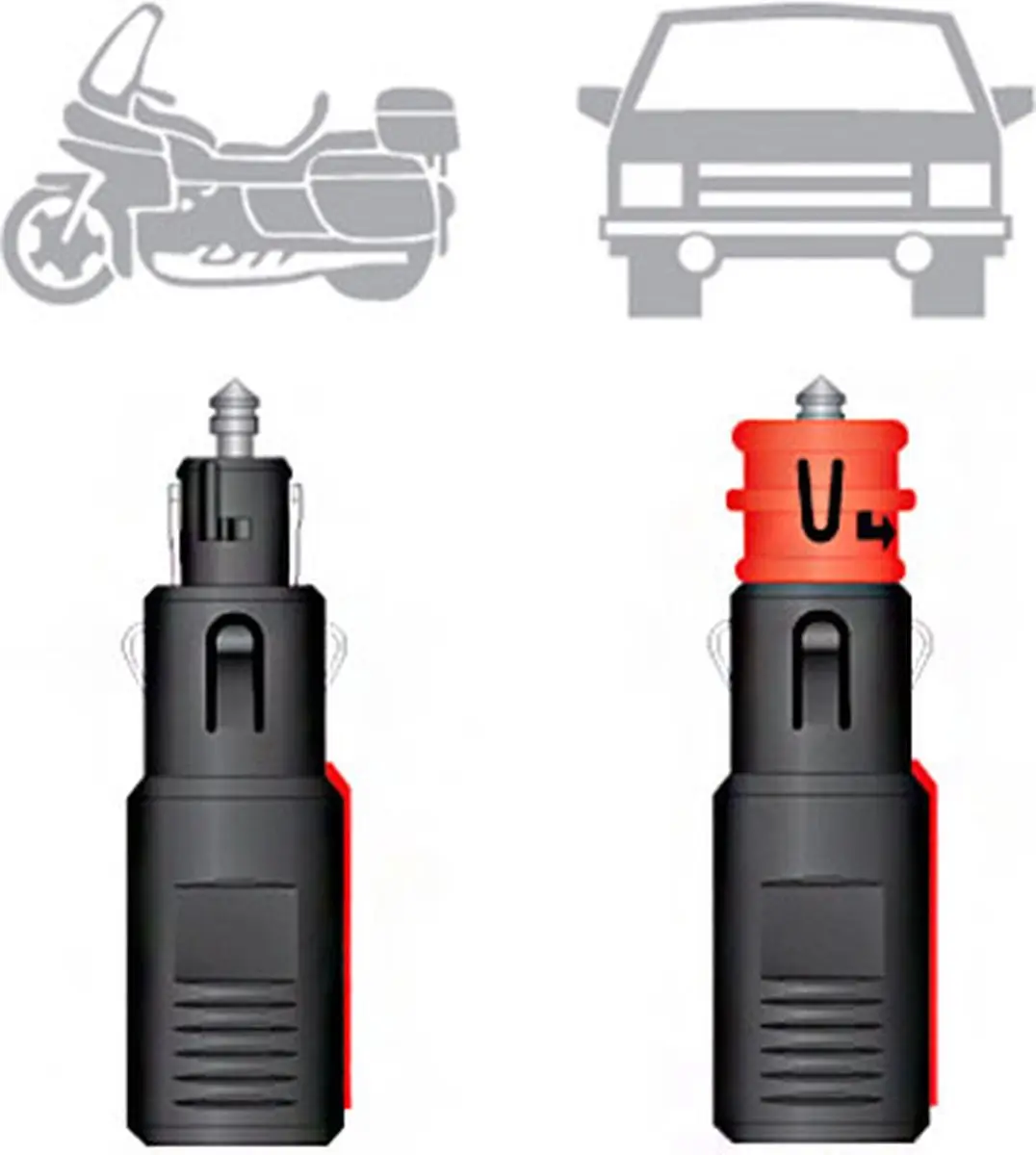 Tecmate OptiMate O-02 Accukabel SAE - Loodzuur/Li-ion/AGM/Gel/Droge accu - afbeelding 3 van 4
