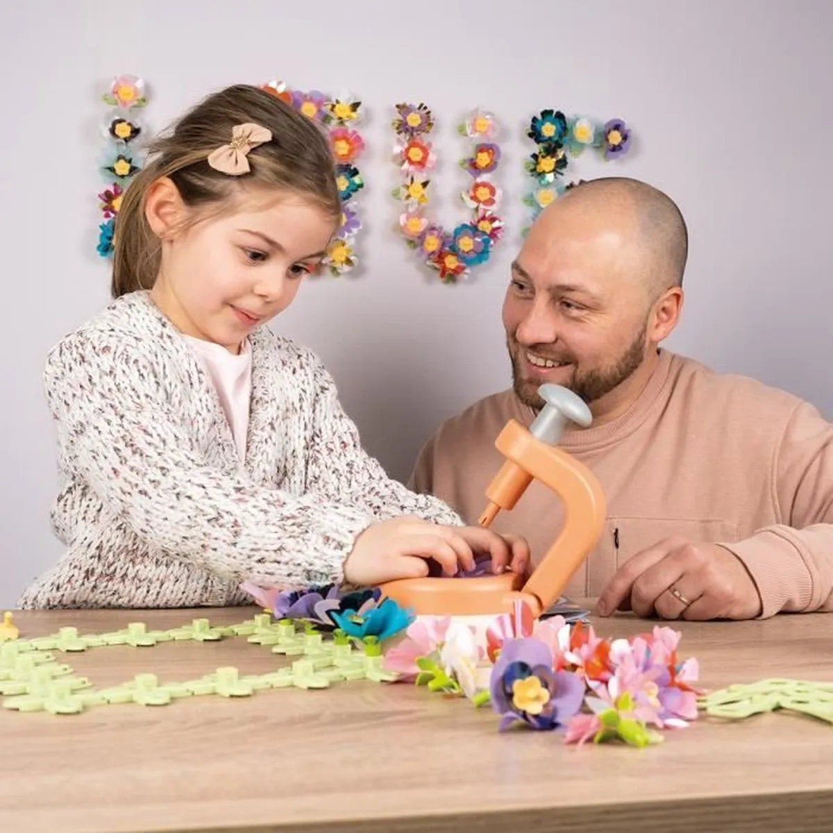 Smoby bloemen decoratieset creatief speelgoed 200-delig voor kinderen.
