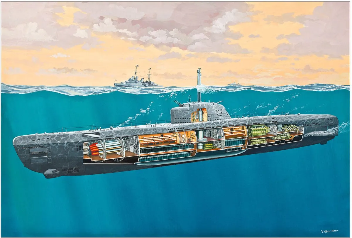 Revell 05078 Duits U-Boot XXI Modelbouwpakket 1:144 - Multi