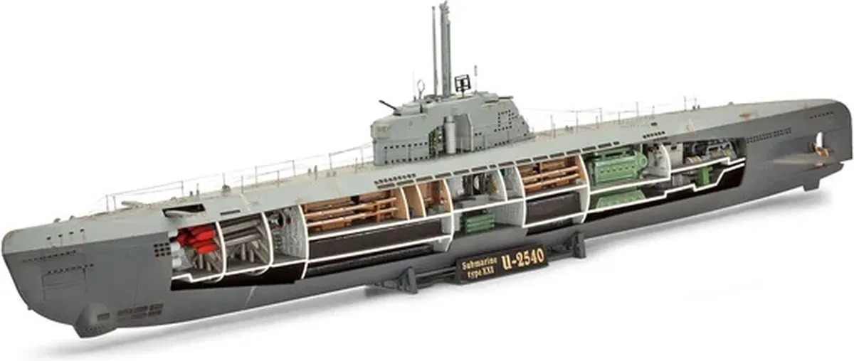 Revell 05078 Duits U-Boot XXI Modelbouwpakket 1:144 - Multi