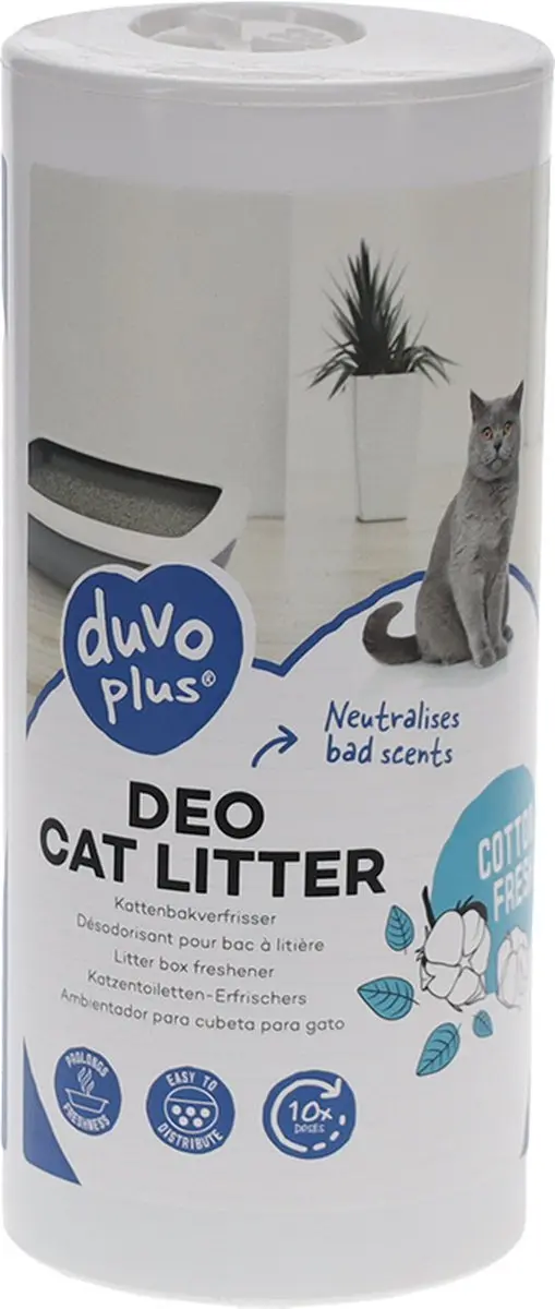 Duvo+ Kattenbakverfrisser katoenfris 400g