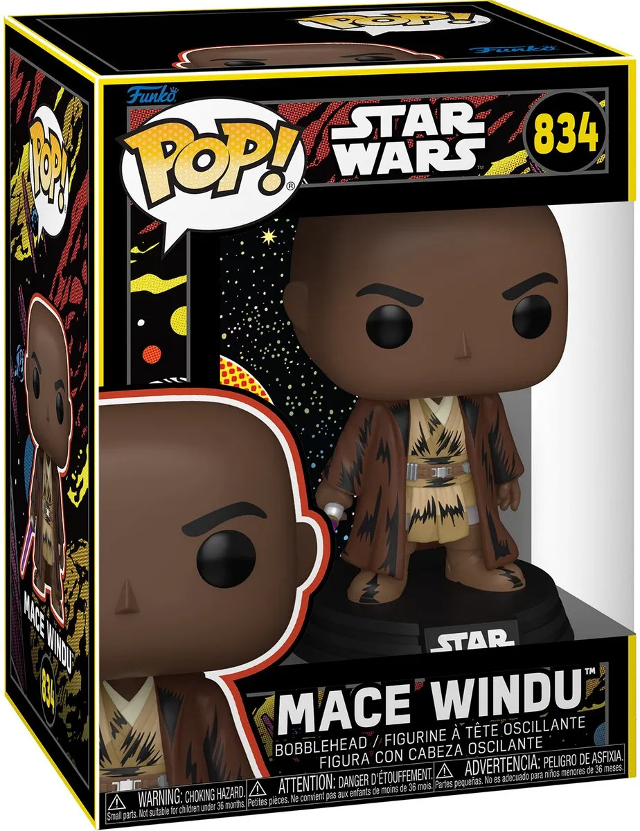 Funko Pop! Star Wars Mace Windu Retro #834 - Multi