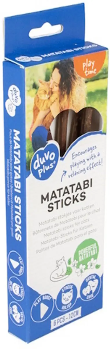 Duvo+ Matatabi stokjes 6 stuks