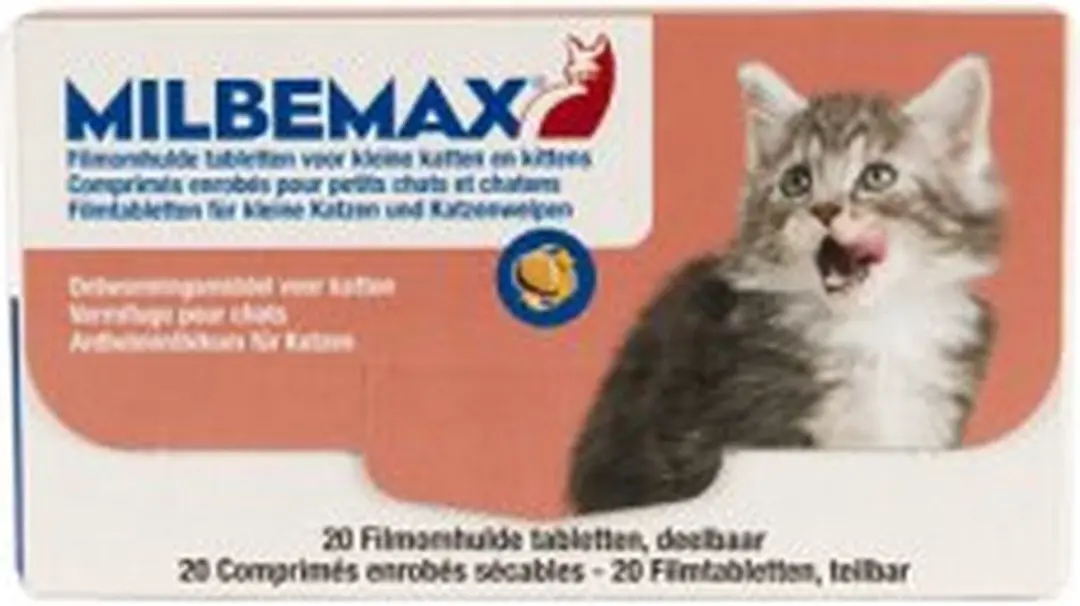 Milbemax Ontwormtabletten Kleine Kat - 20 Stuks - afbeelding 3 van 6