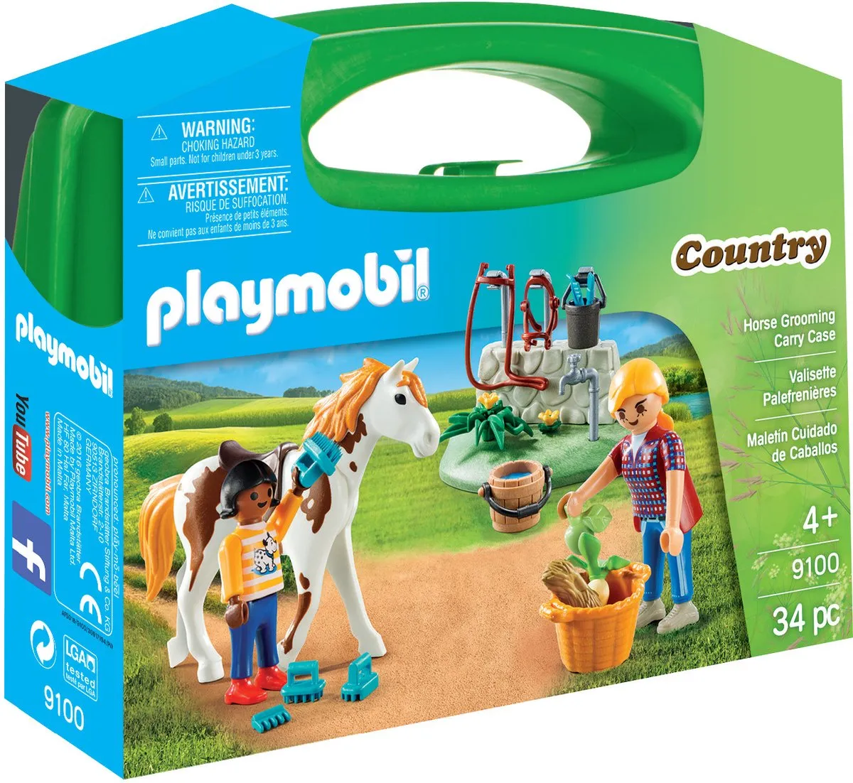 Playmobil Country Horse Grooming Carry Case 9100