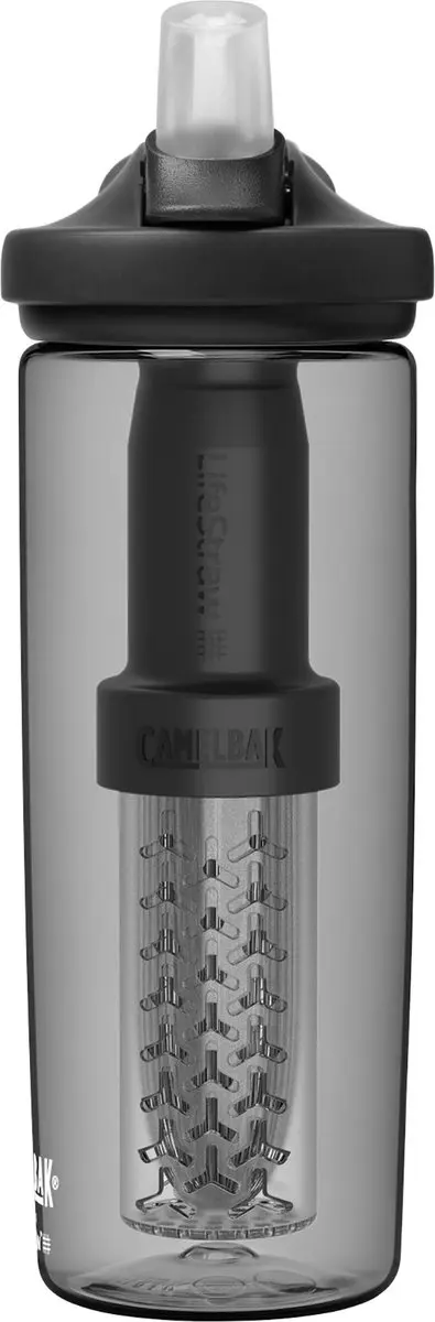 CamelBak Eddy+ CB2553001060 Drinkfles 600ml - Antraciet - afbeelding 2 van 4