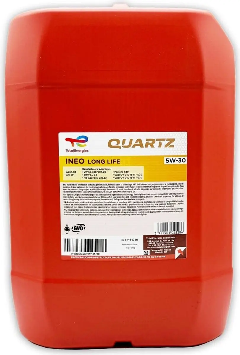 Total Quartz Ineo Long Life 5W30
