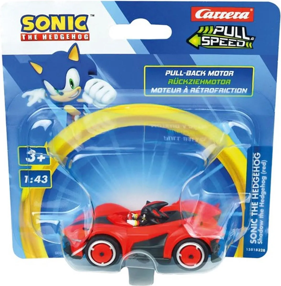 Carrera Sonic the Hedgehog Auto Pull & Speed-Shadow