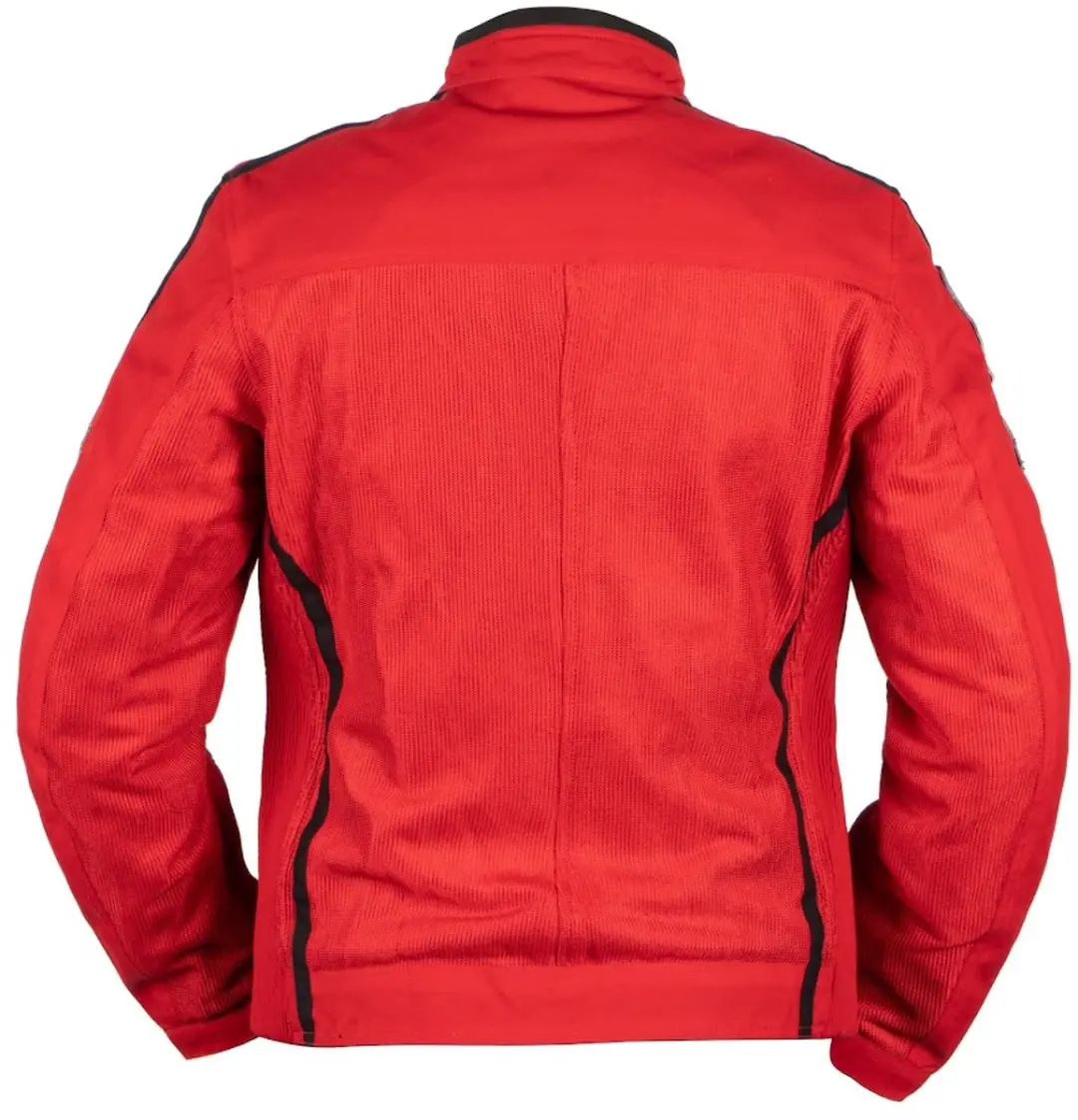 Helstons Queen Tissu Mesh Jas - Rood L - afbeelding 6 van 6