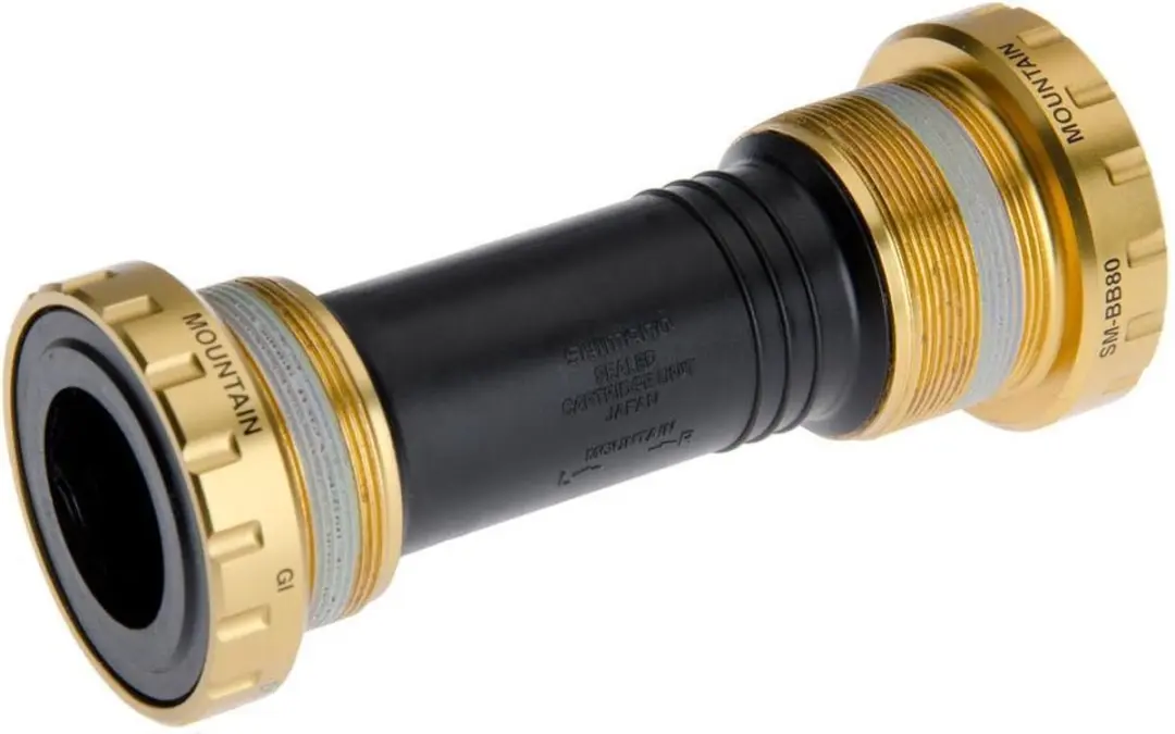 Shimano Bottom Bracket Saint Sm-bb80 83 Mm Zwart/goud