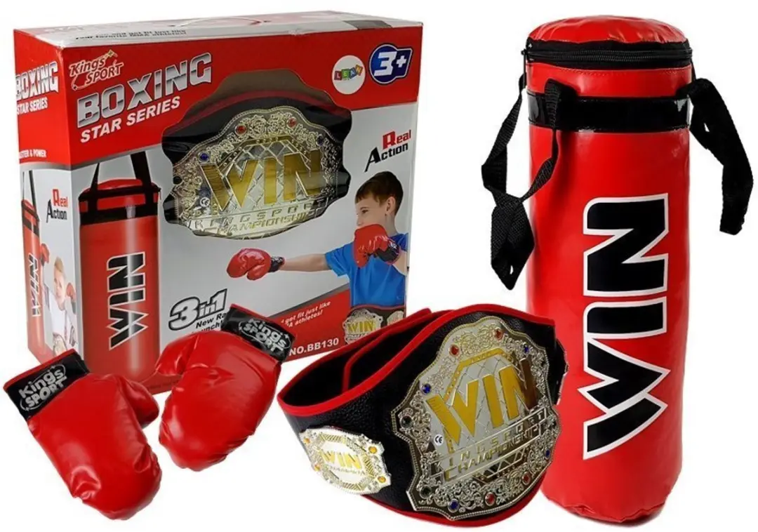 Boksset Tas Handschoenen Riem