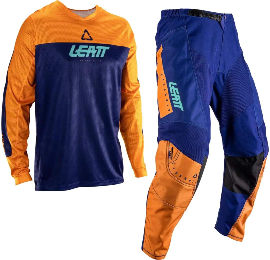 Leatt Moto Ride Kit 3.5 V26 Motorcross Jersey & Broek - Zwart/Grijs XL - afbeelding 3 van 6