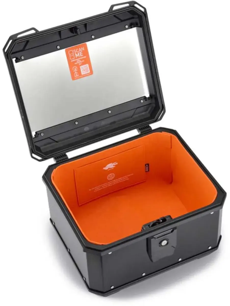 Kappa Moto K´metrobox 40l Monolock Topkoffer Zilver - afbeelding 3 van 3