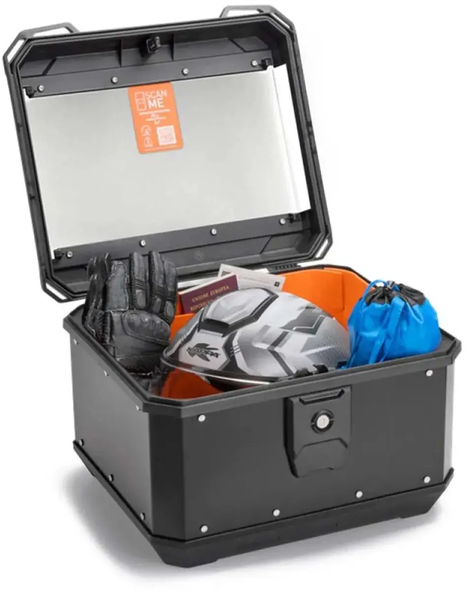 Kappa Moto K´metrobox 40l Monolock Topkoffer Zilver - afbeelding 2 van 3