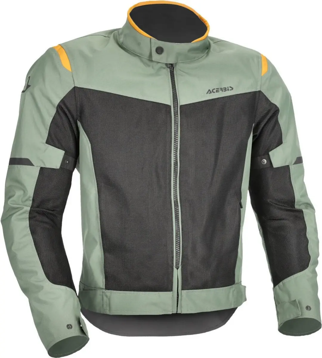 Acerbis Ramsey Vented 2.0 Mesh Groen Geel Textiele Motorjas