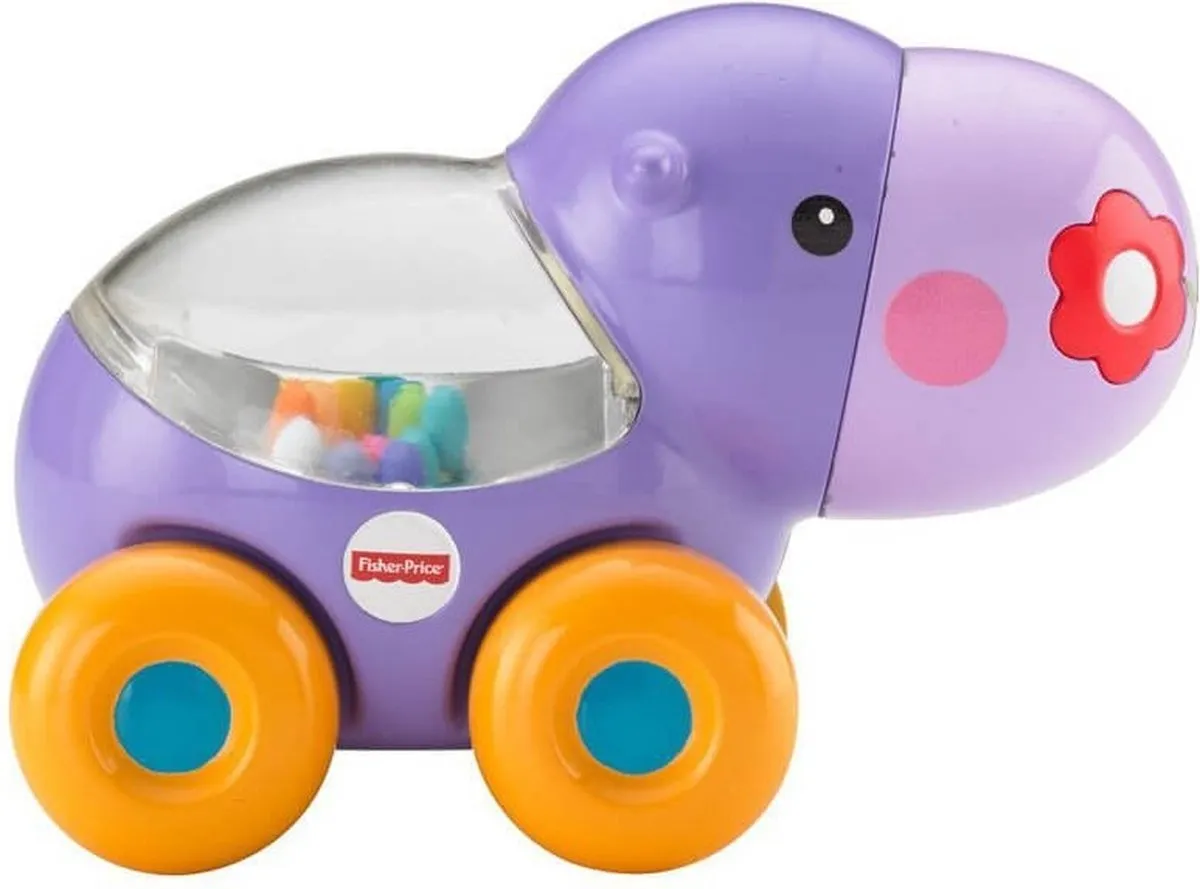 Fisher Price BGX30 Kruipvriendje Paars Nijlpaard