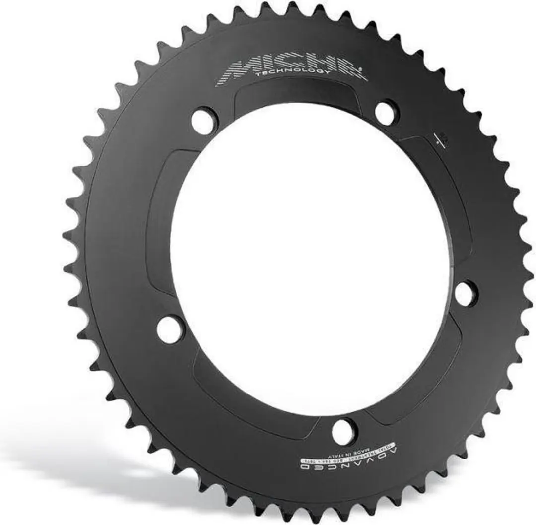 Miche Pista Advanced BCD 144 Chainring 51T - 1/8" - Zwart - afbeelding 5 van 6