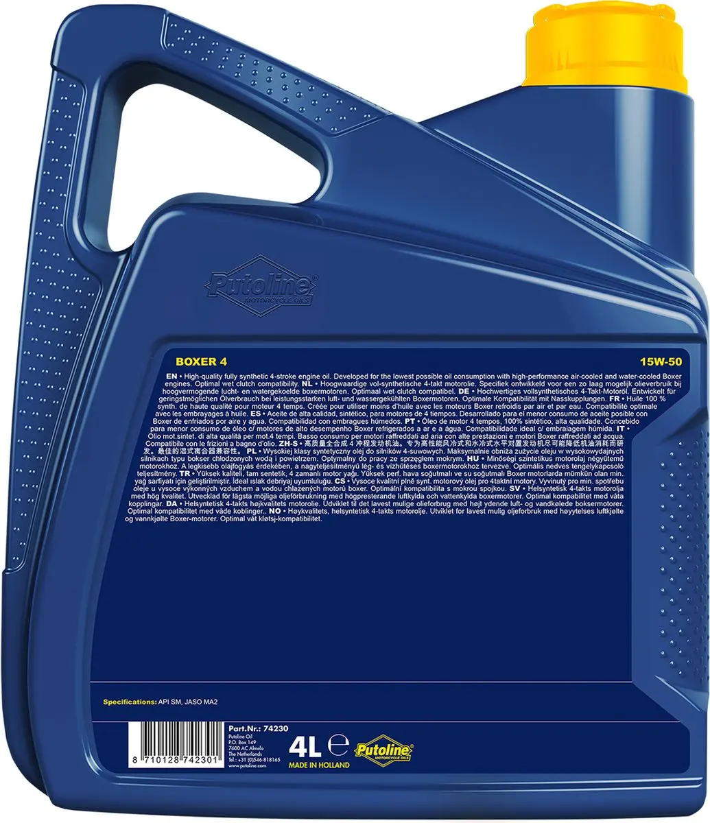 Putoline Boxer 4 15W-50 Motorolie - 4 Liter