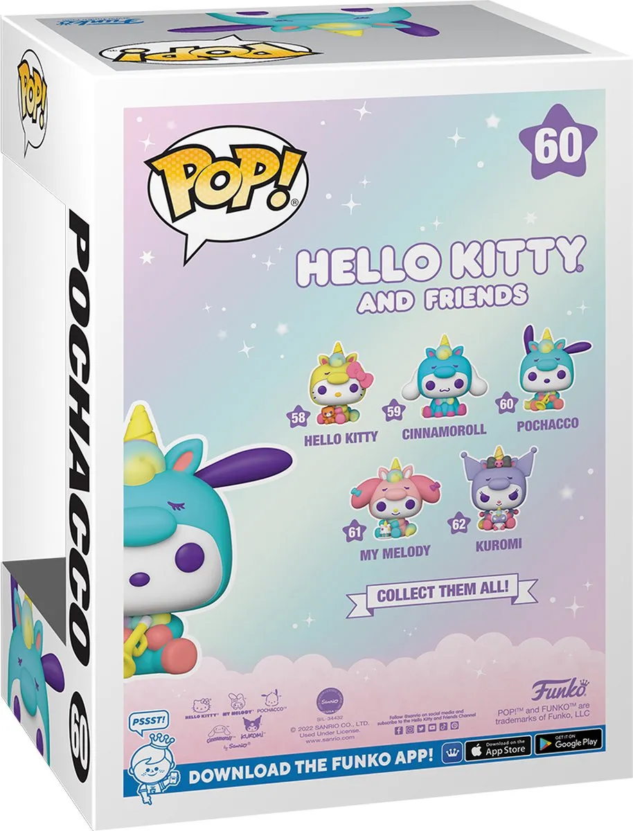 Funko Pop! Sanrio Hello Kitty Pochacco Unicorn Party 65752