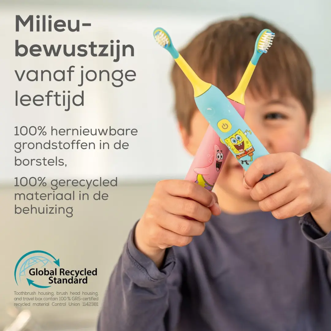 Beurer SC 11 SpongeBob Opzetborstels - 4 Stuks - Blauw/Geel
