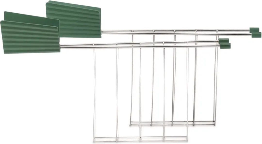 Alessi Plissé Broodrooster Tang Groen