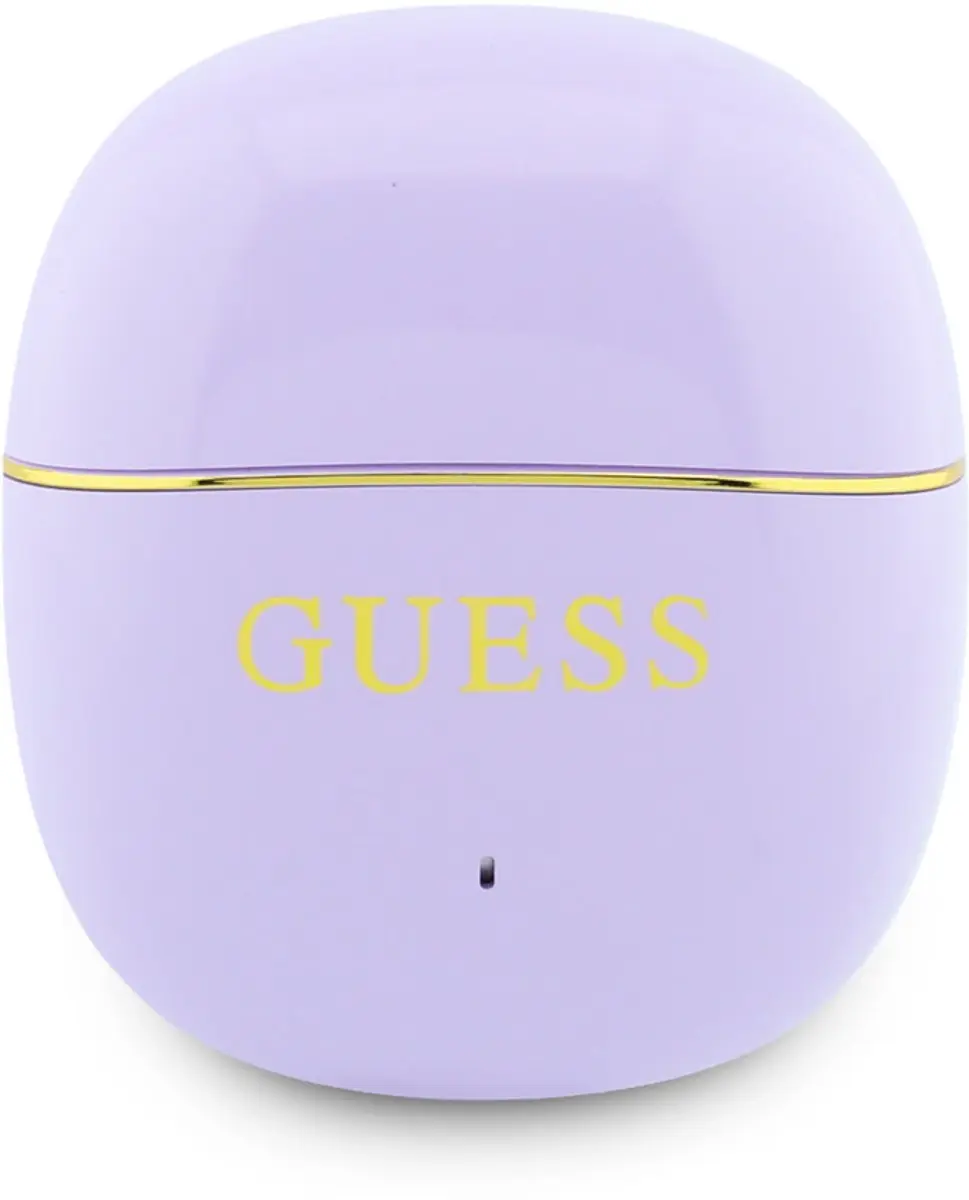 GUESS TWS Glossy Gold Line Classic 3666339625146 Oordopjes - Paars - afbeelding 2 van 6