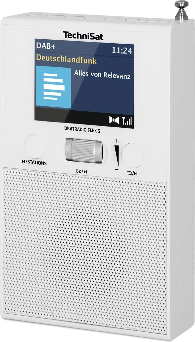 Technisat DigitRadio Flex 2 Digitale Radio - Wit - afbeelding 2 van 6
