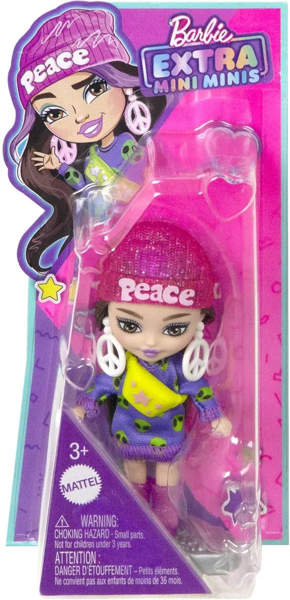 Barbie Extra Mini Mini's Pop - Rose - afbeelding 6 van 6