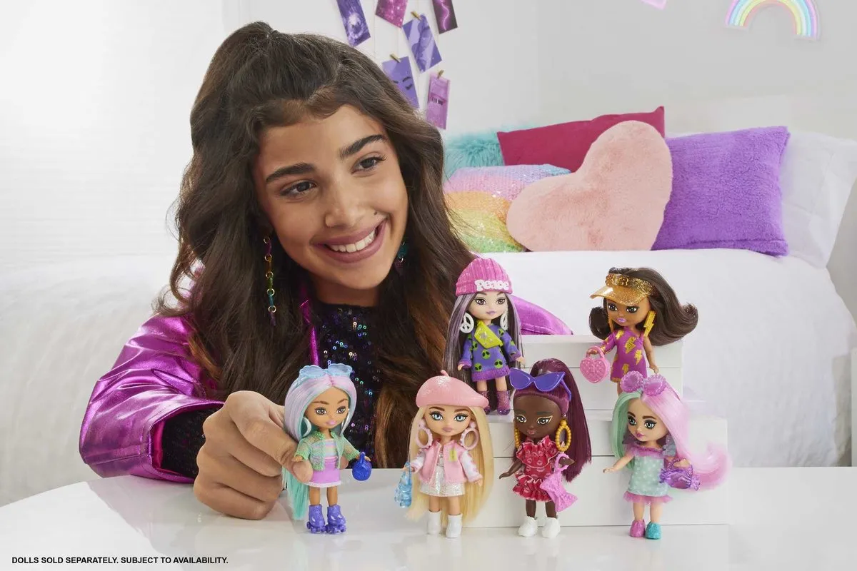 Barbie Extra Mini Mini's Pop - Rose - afbeelding 5 van 6