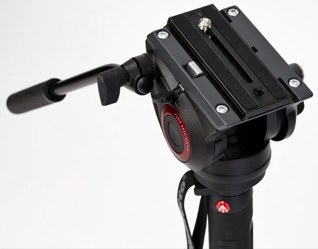 Manfrotto Xpro MVH500 Video Monopod - 4 Secties - Zwart