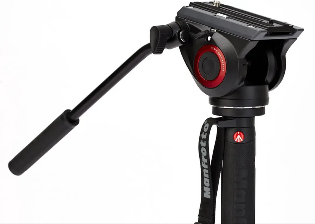 Manfrotto Xpro MVH500 Video Monopod - 4 Secties - Zwart