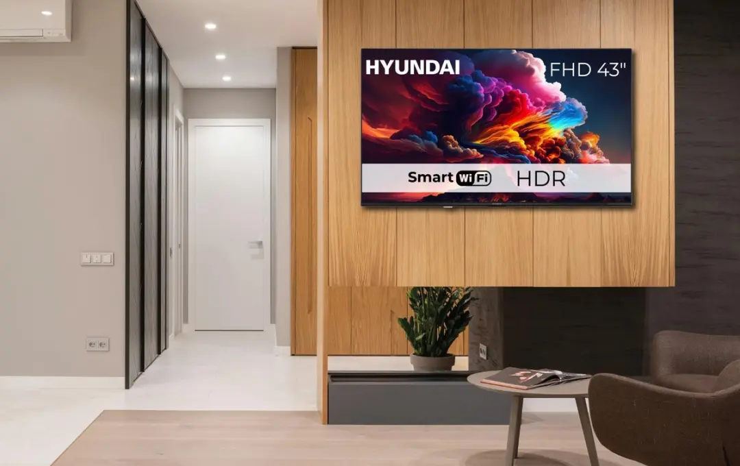 Hyundai FLM43TS349SMART Smart TV 43" - Full HD - Transparent