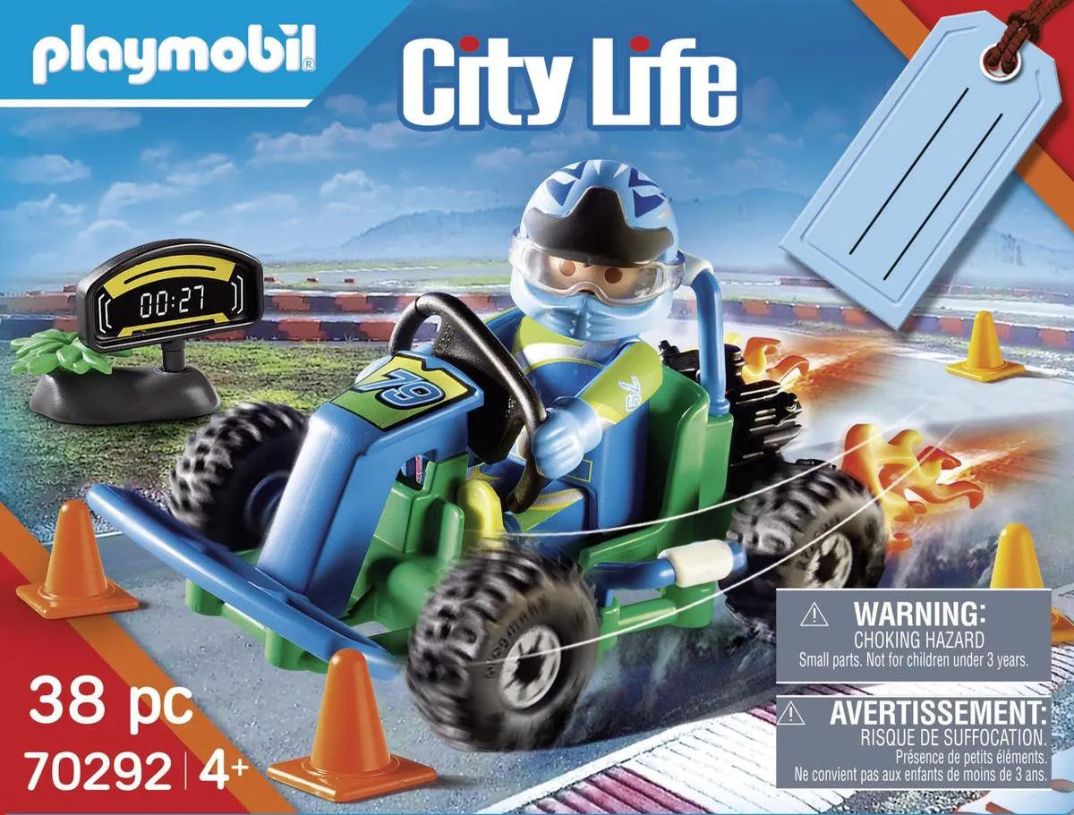 Playmobil City Life Kart Race 70292 - Multicolor