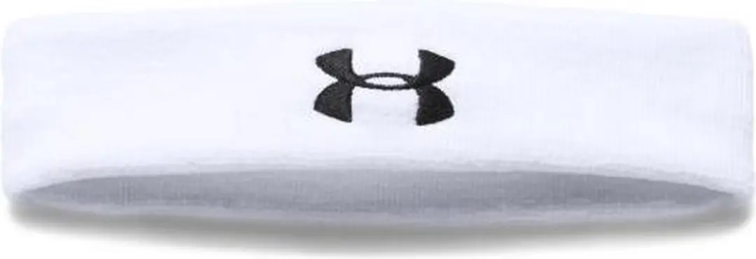 Under Armour Performance Hoofdband - Wit - 1 Paar - afbeelding 3 van 3