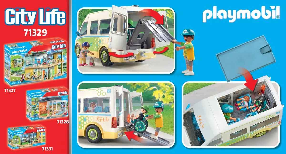 Playmobil City Life Schoolbus 71329