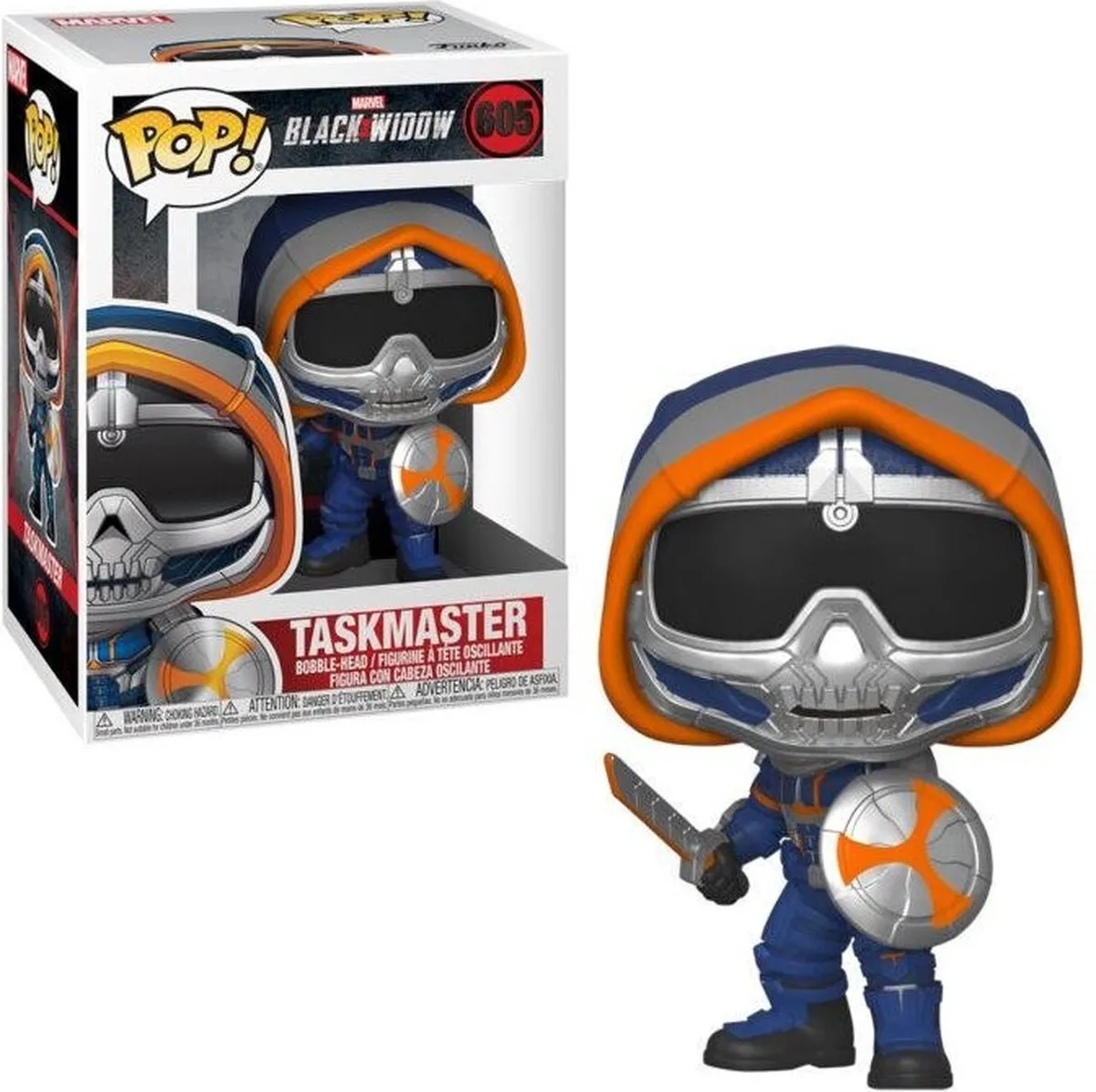 Funko POP Marvel Black Widow Taskmaster met Schild FUN46684
