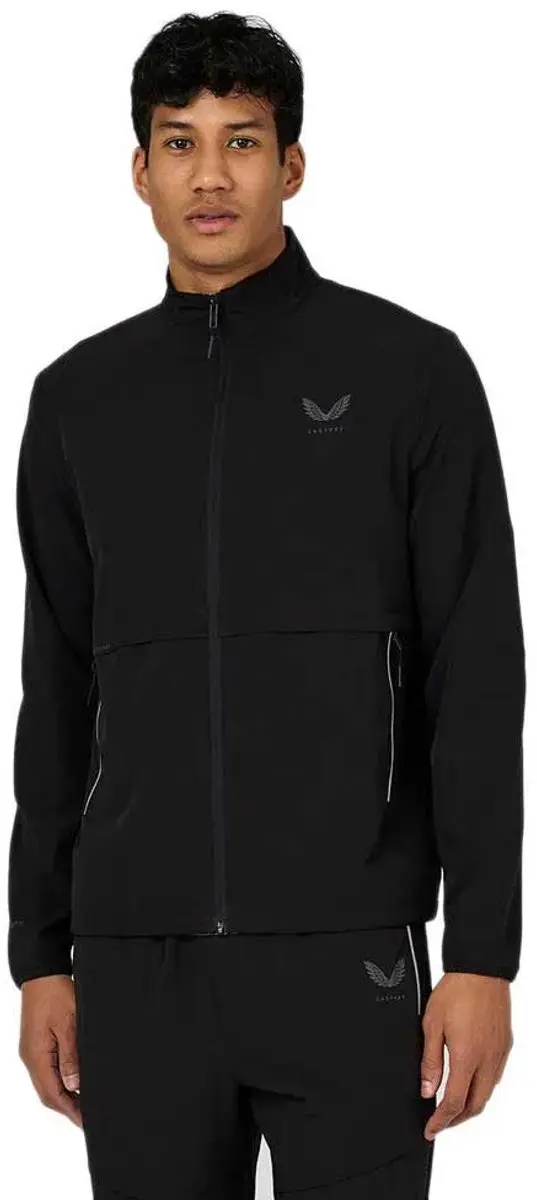 Castore Flex Woven Jas Zwart XL Man