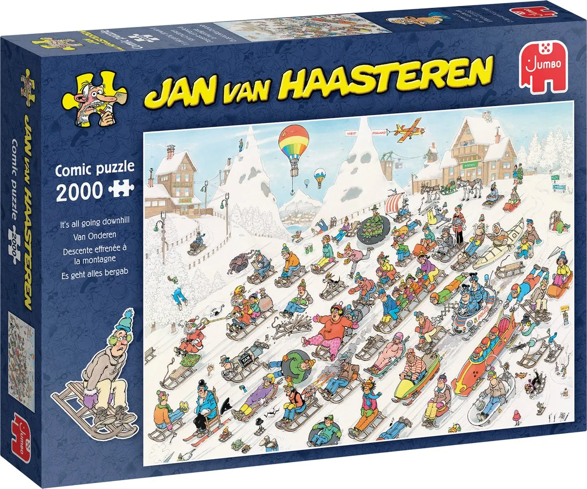 Jumbo Jan van Haasteren Van onderen Legpuzzel 2000 Stuks - Meerkleurig