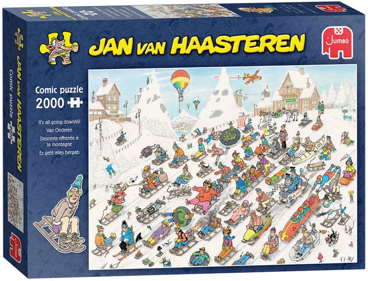 Jumbo Jan van Haasteren Van onderen Legpuzzel 2000 Stuks