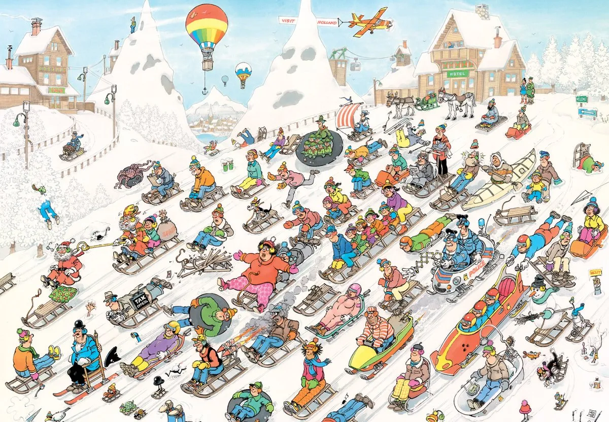 Jumbo Jan van Haasteren Van onderen Legpuzzel 2000 Stuks - Meerkleurig