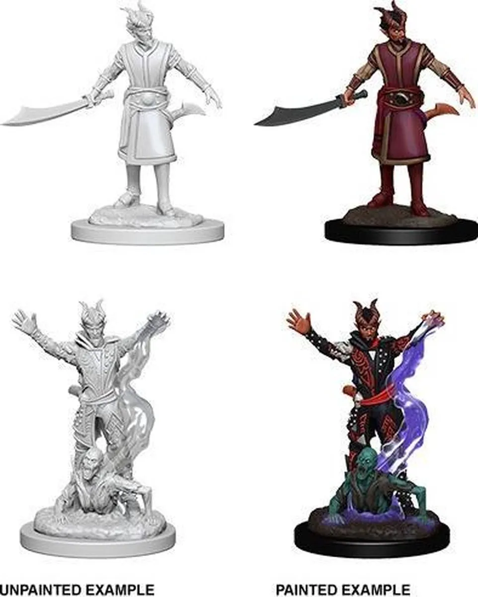 Asmodee D&D Nolzur's Marvelous Miniatures Tiefling Warlock