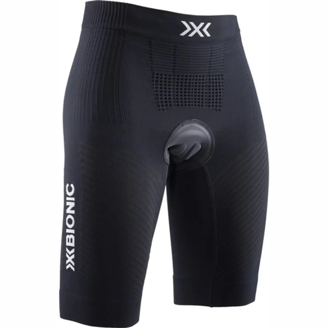 Fietsbroek X-Bionic Women Regulator Bike Race Shorts Black White-M