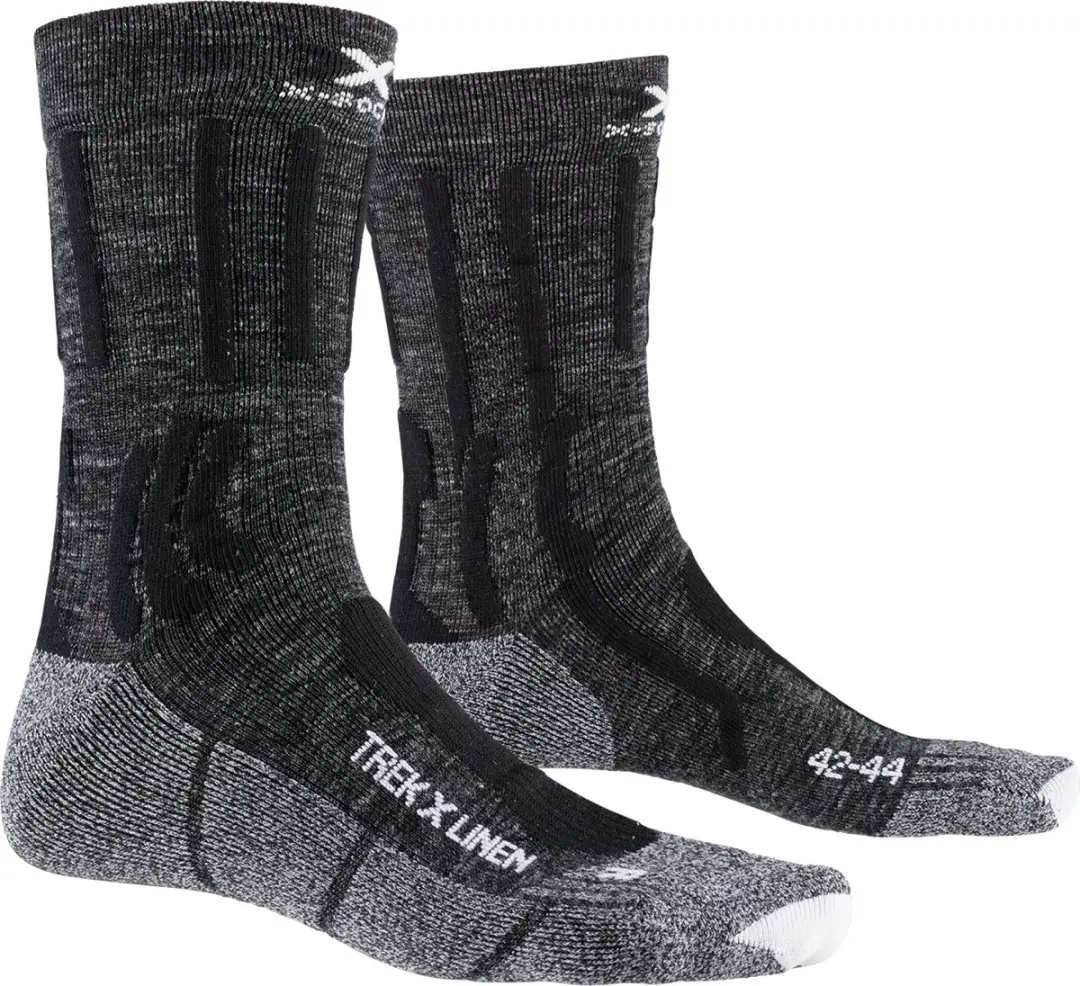 X-Bionic X-Socks Trek X Linen Wandelsokken - Dolomiet Grijs - 39-41 - afbeelding 3 van 4