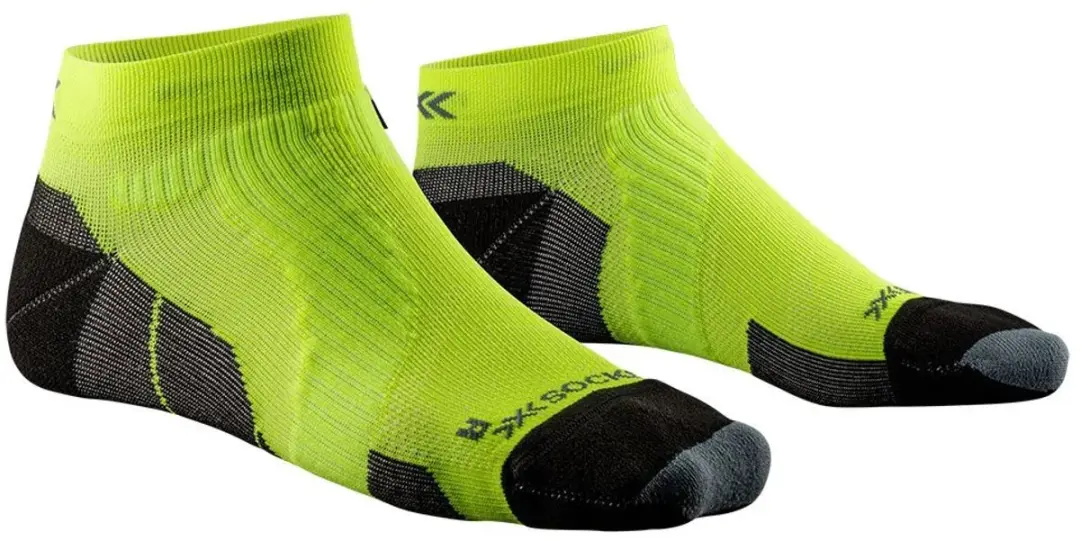 X-Bionic Run Perform Low Cut Sokken - Fluoro Geel/Zwart - EU 39-41 - afbeelding 2 van 2
