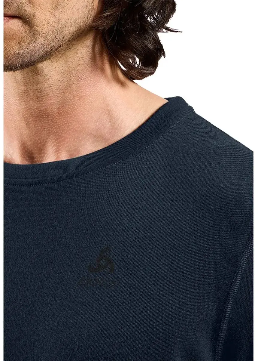 ODLO Merino 260 Lange Mouwen Basislaag - S - Dark Sapphire - afbeelding 3 van 4