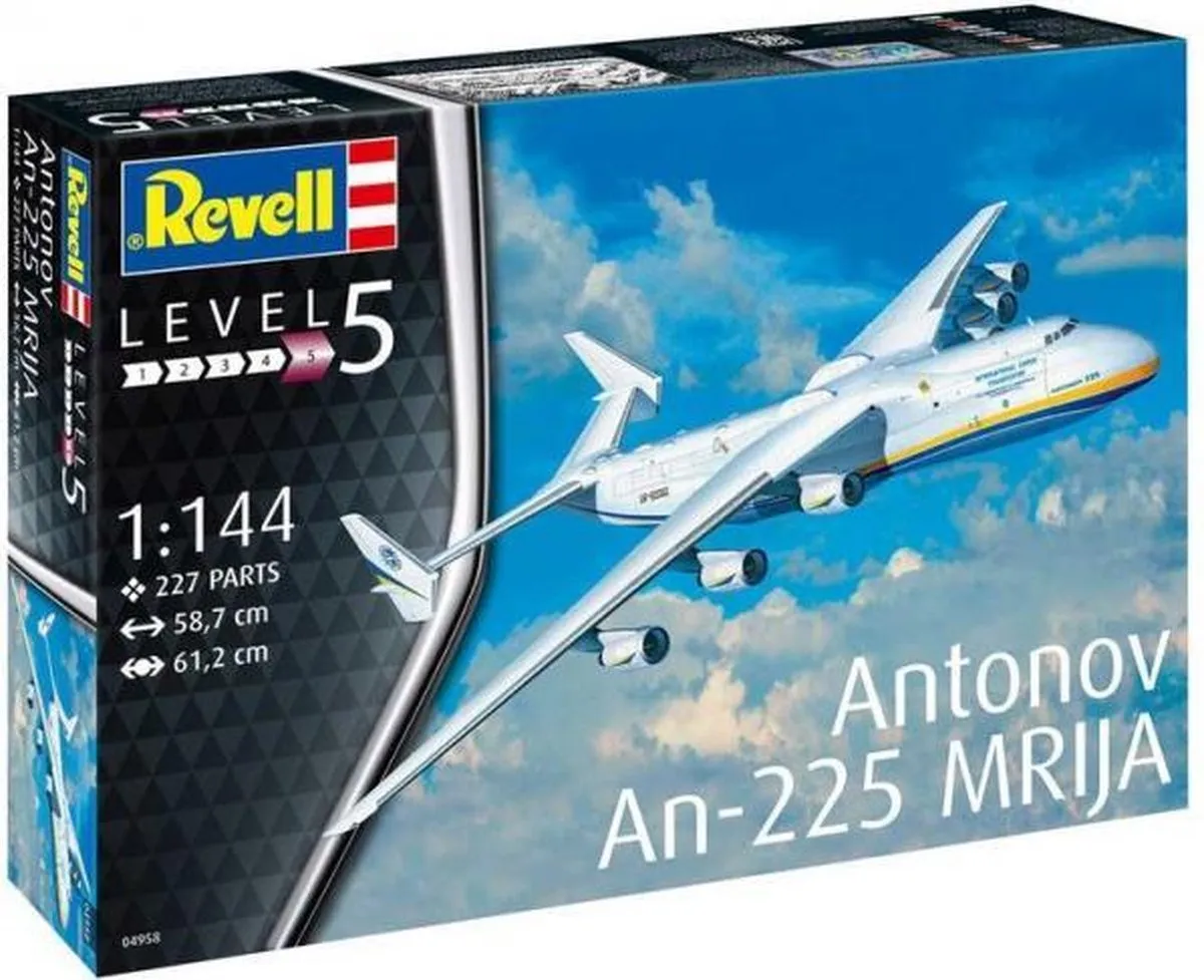 Revell 04958 Antonov An-225 Mrija Modelbouwpakket 1:144 - Multi