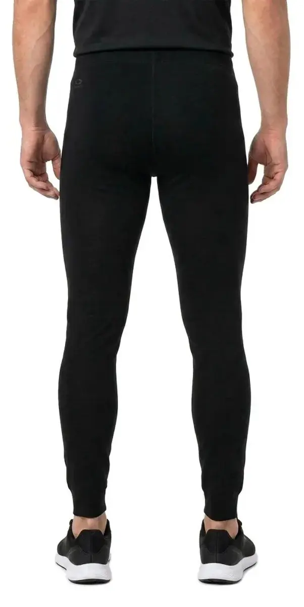 ODLO Natural Merino 160 Lange Broek Heren M - Zwart - afbeelding 3 van 6