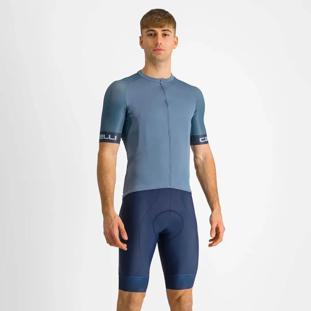 Castelli ENTRATA 2 KORTE FIETSBROEK BELGIAN BLUE