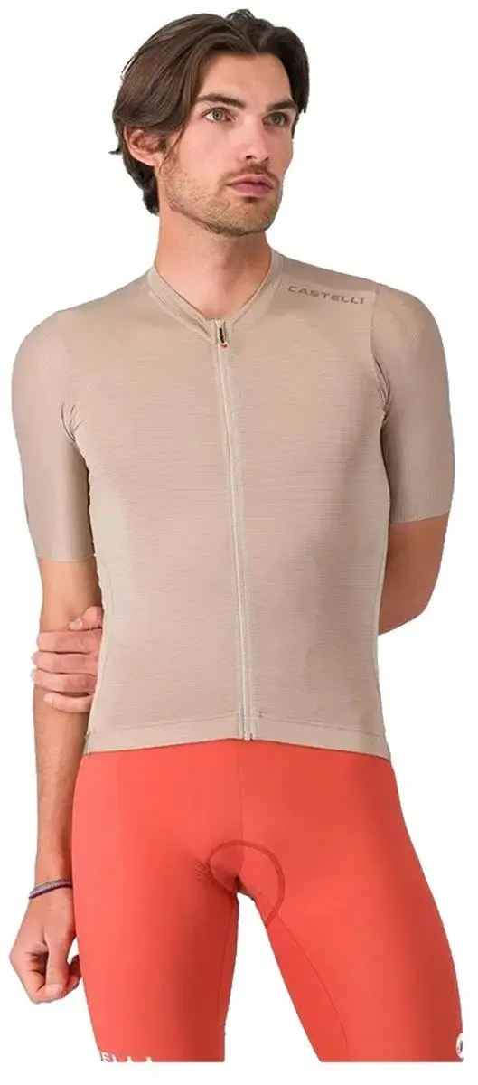 Fietsshirt Castelli Men Espresso 2 Jersey Clay-M